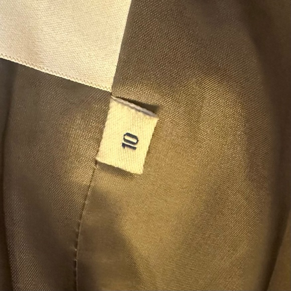 Women’s DONCASTER Silk Blend Brown Gray Patterned Button Jacket. Size 10. - Picture 5 of 7